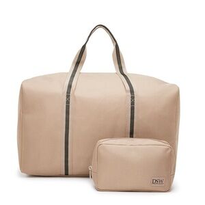 NWT DSW Taupe Weekender Bag and Sling
